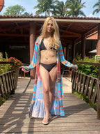 Vestido Longo de Tuly estampas (PEÇA ÚNICA)