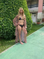 Vestido Longo de Tuly estampas (PEÇA ÚNICA)