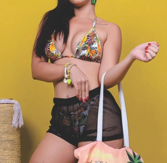 Short de Tela vazado