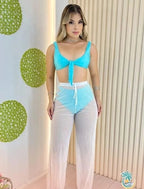 Calça de Tuly com fenda